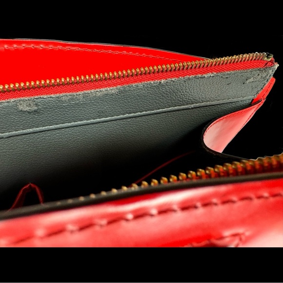 LOUIS VUITTON Authentic Red Riviera Epi Leather - Picture 14 of 15